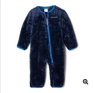 Columbia Cozy Fleece Sherpa Bunting One Piece Sz 12-18 Months